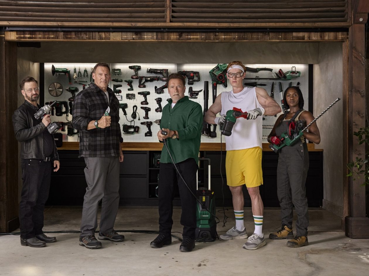 Gemeinsam Stark PARKSIDE Bringt Arnold Schwarzenegger Und Ralf Moeller Gemeinsam Stark PARKSIDE Bringt Arnold Schwarzenegger Und Ralf Moeller