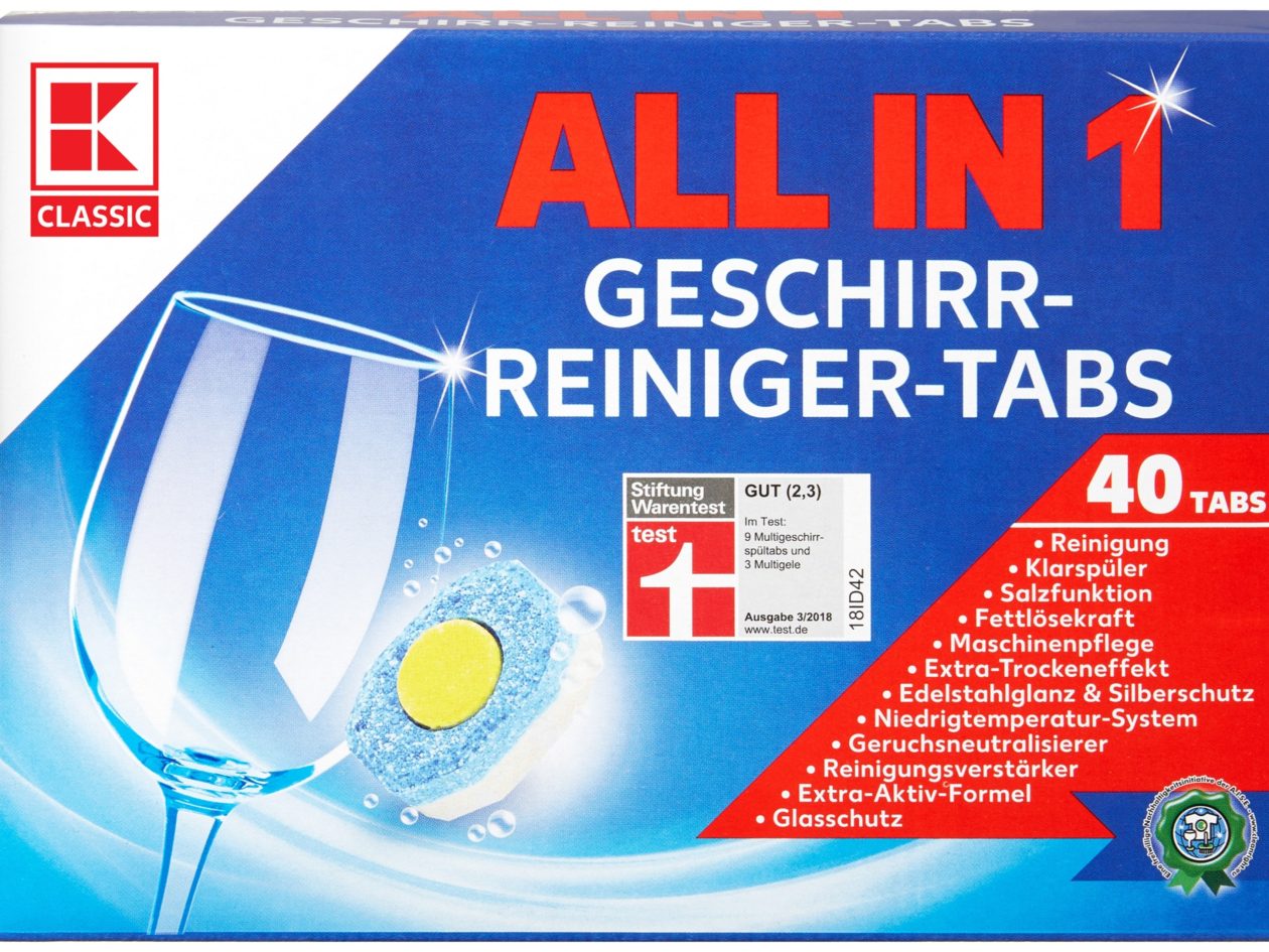 K Classic Geschirr Reiniger Tabs All In 1 unternehmen.kaufland.de